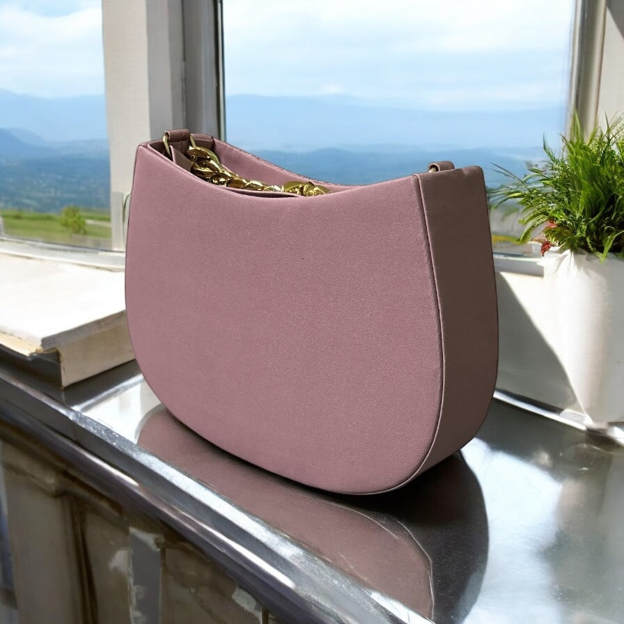 Whacksy Stylish Synthetic Leather Glitter Classy Design Top Handle Shoulder Crossbody Side Sling Bag For Women